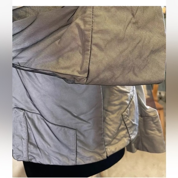 Made In Italy Jacket J.Au.G. Crop M Black Tulle Over White Cotton Retro 50s Look - Picture 3 of 12